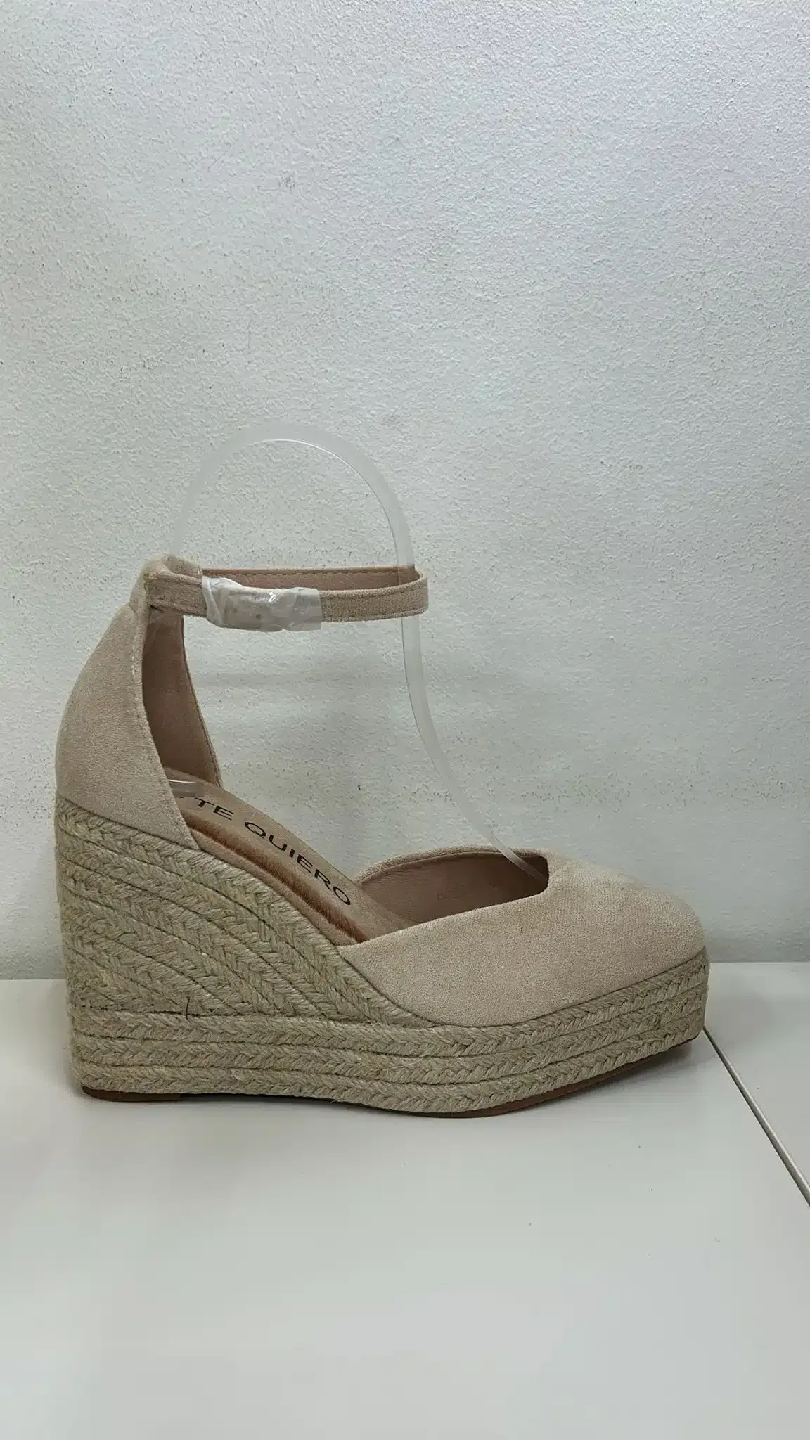 ESPARTO HEBILLA BEIGE - Imagen 1