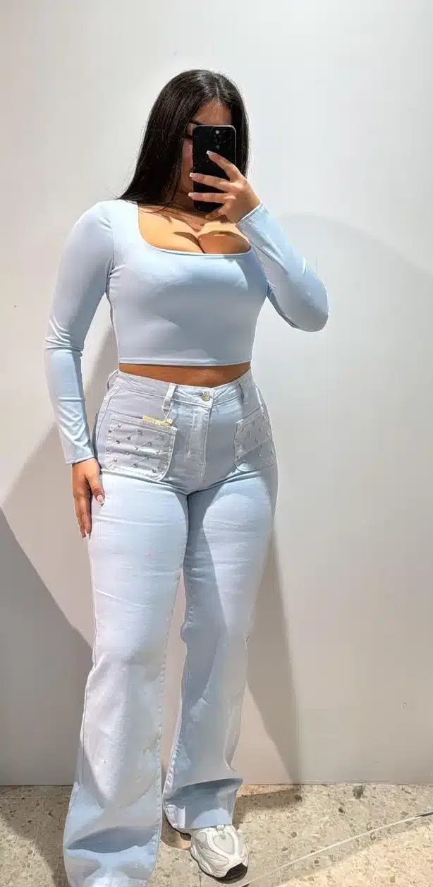 VAQUERO AISHA AZUL - Imagen 1