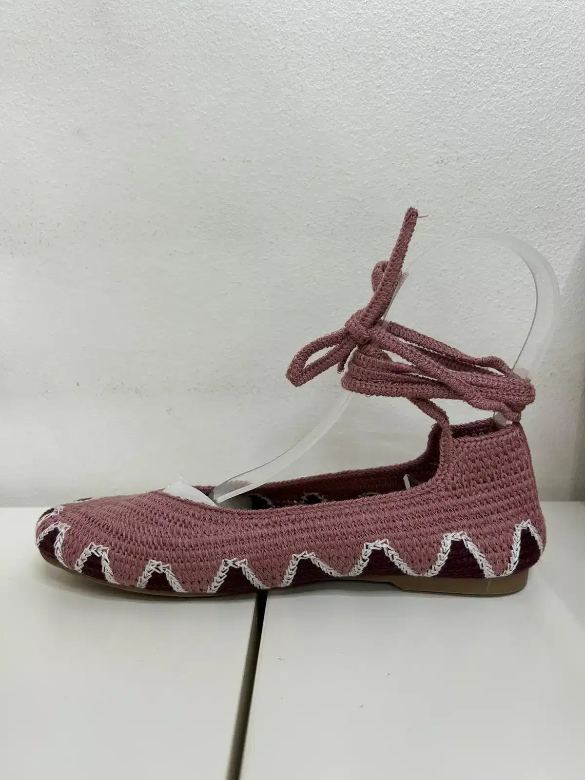 MERCEDITAS CROCHÉ ROSA - Imagen 1