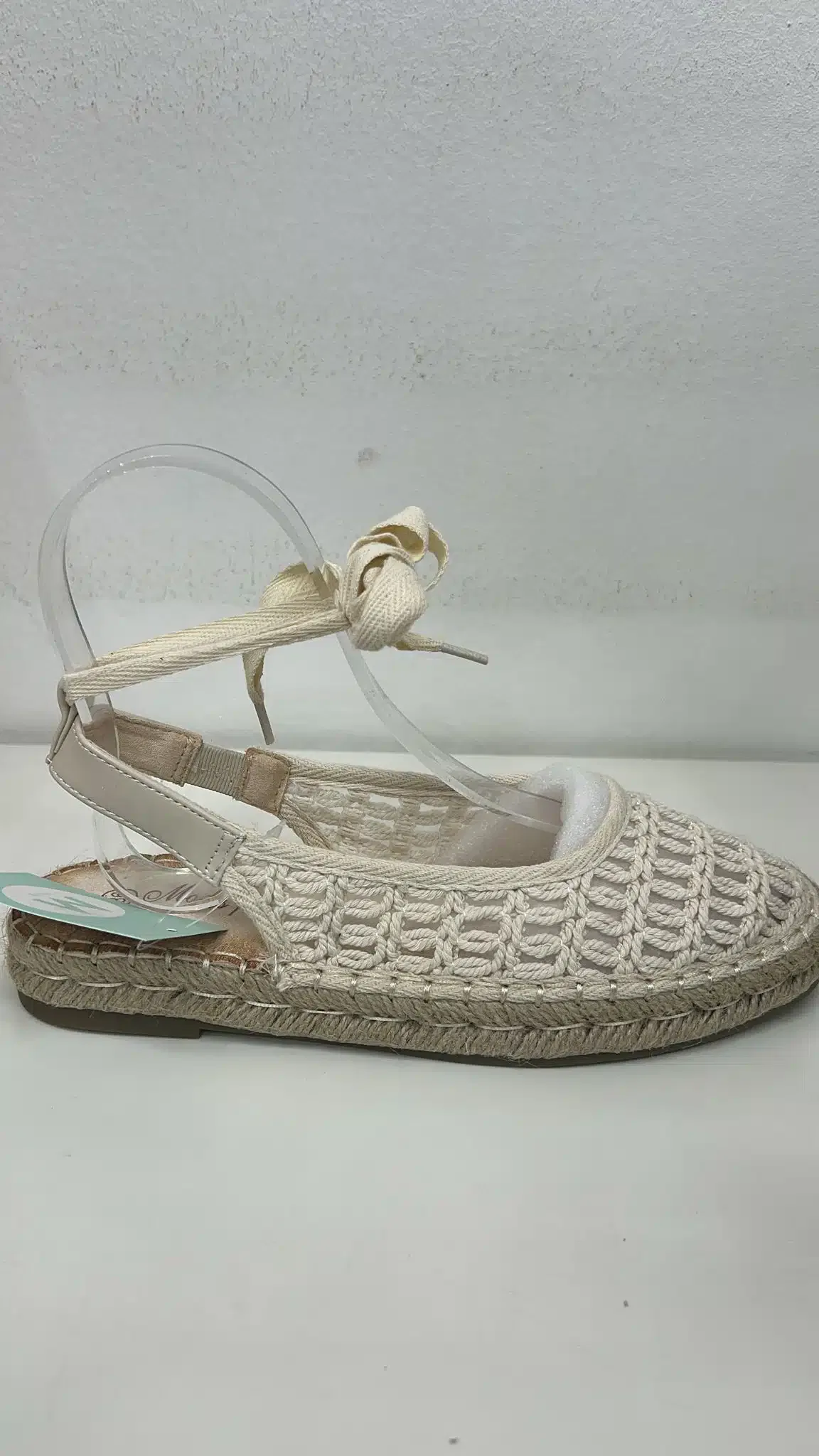 ESPARTO BEIGE CROCHE AMARRADA - Imagen 1