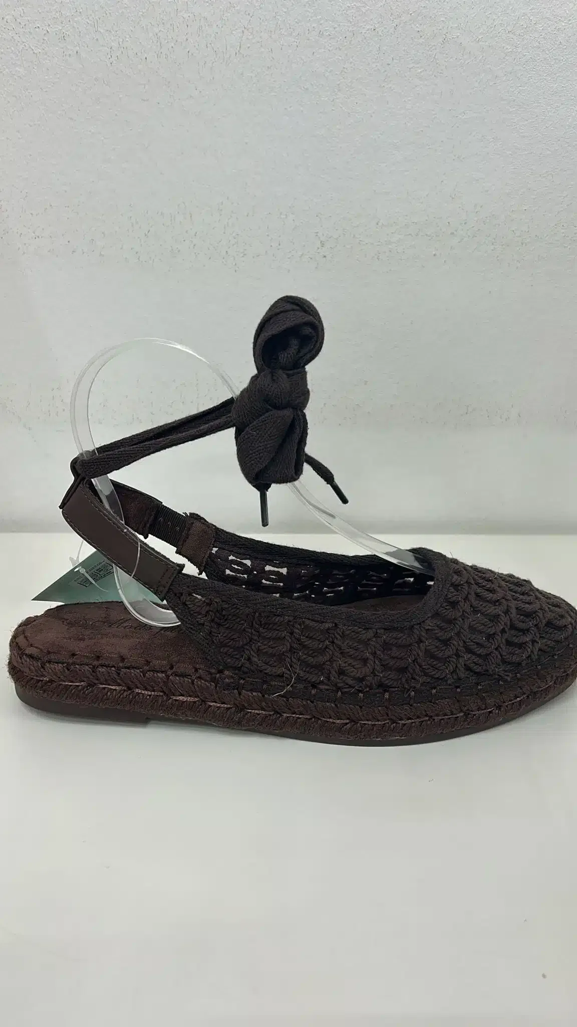 ESPARTO MARRON CROCHE AMARRADA - Imagen 1
