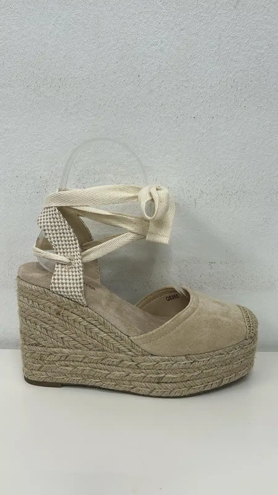 ESPARTO PUNTERA CUERDAS BEIGE - Imagen 1