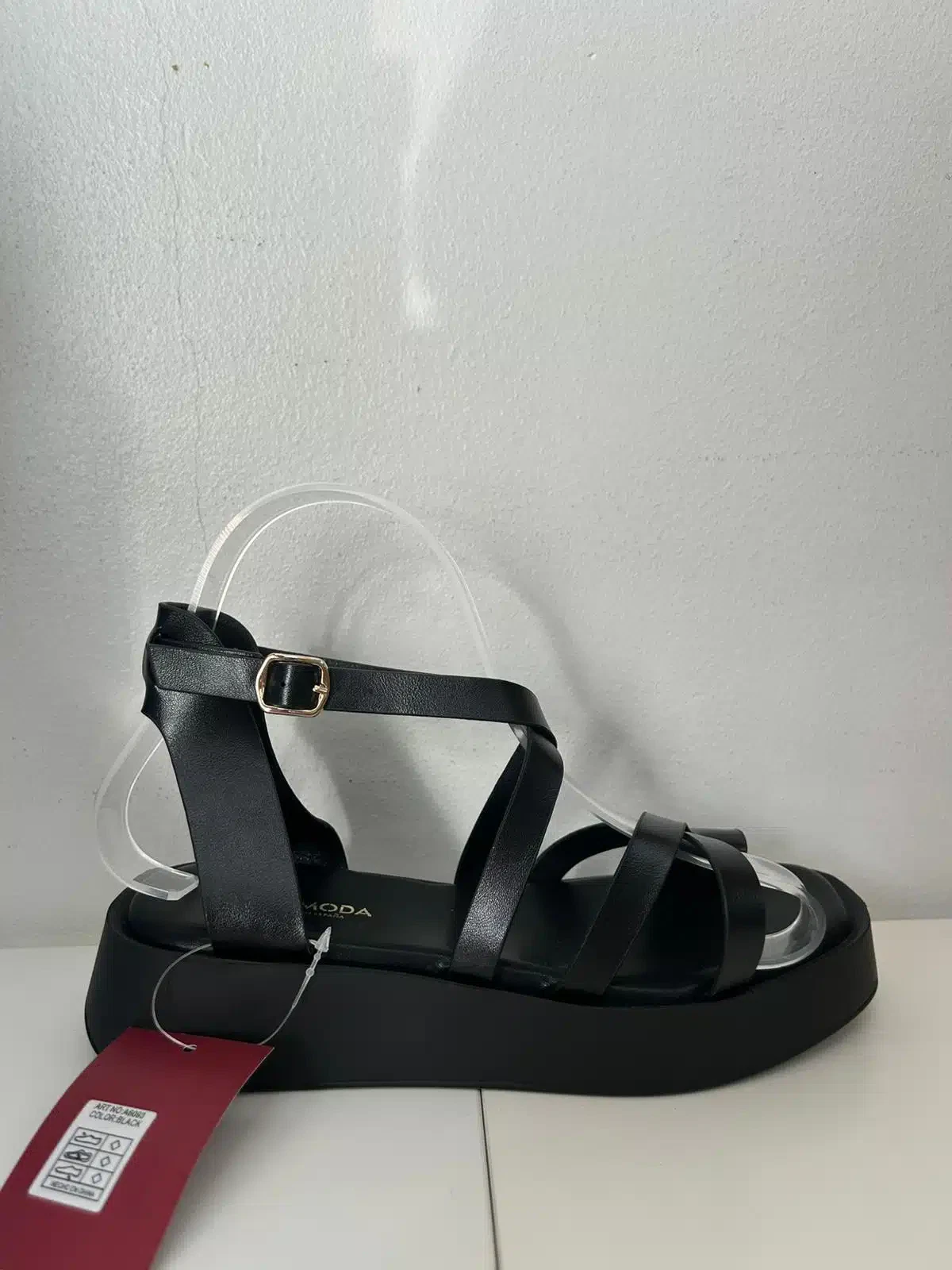 WhatsApp Image 2026-02-23 at 17.26.14 SANDALIA ROMANA NEGRA - Imagen 1