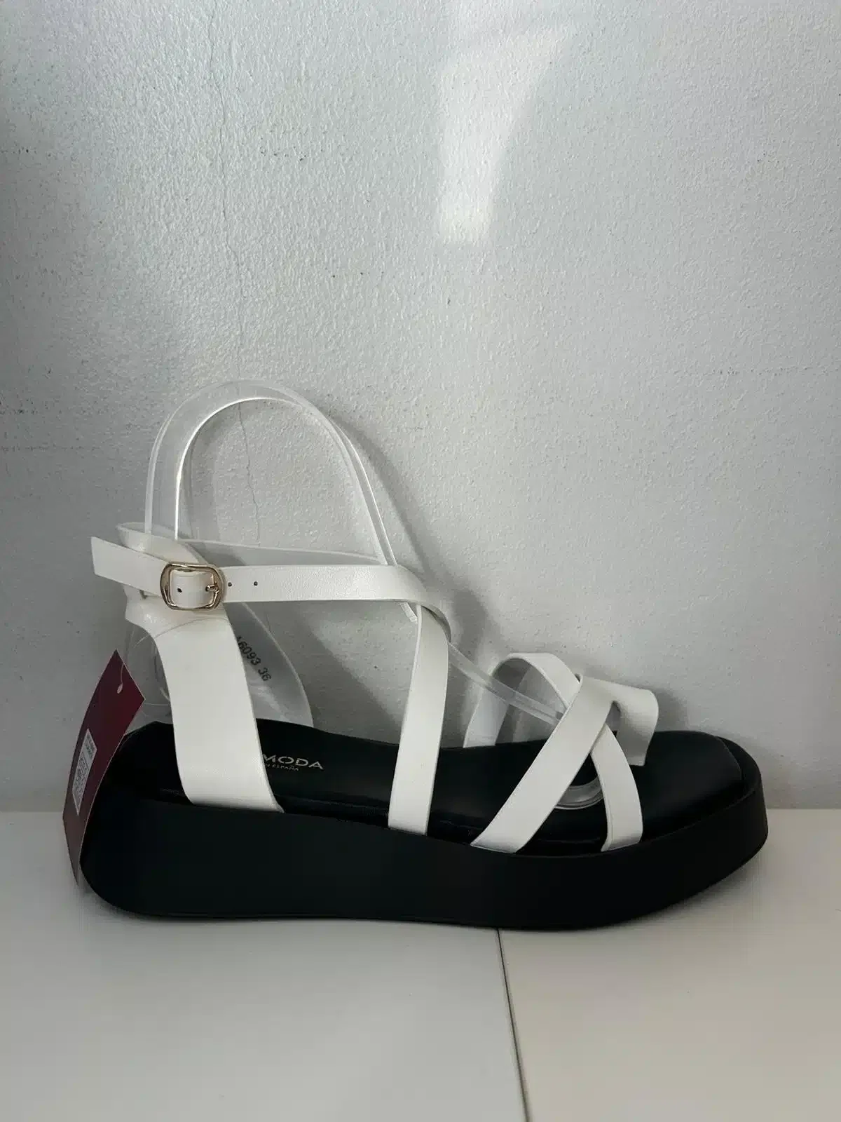 SANDALIA ROMANA BLANCA - Imagen 1