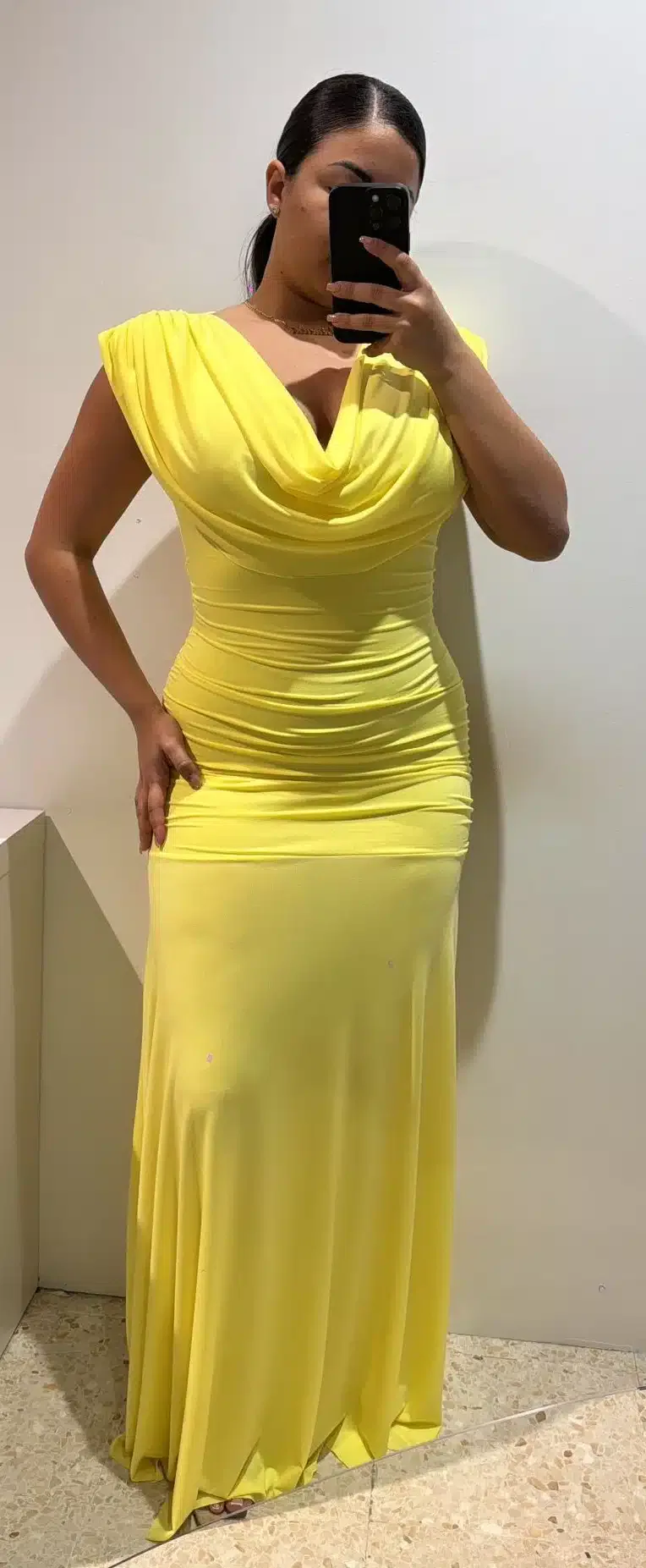 VESTIDO CASCADA LARGO - Imagen 1