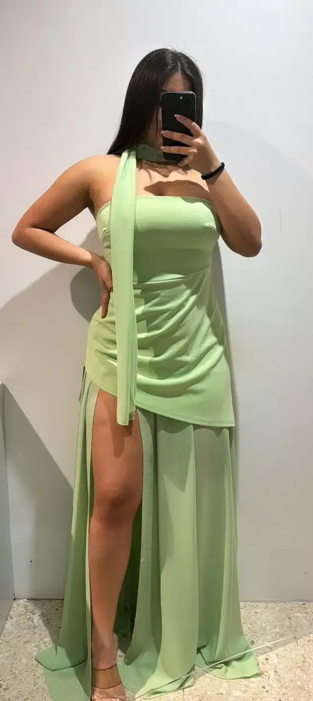 VESTIDO ELEGANTE GASA - Imagen 1