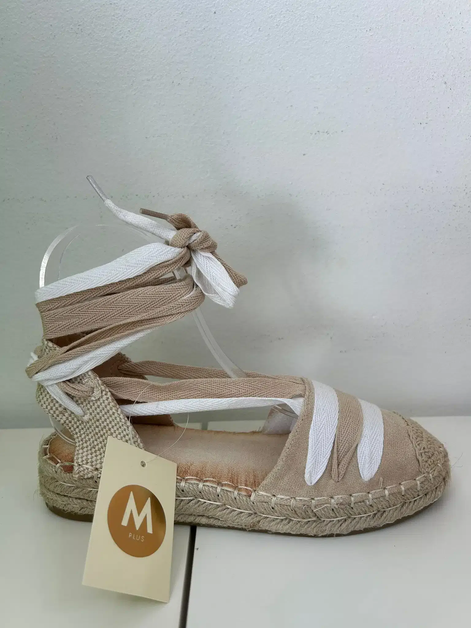 ESPARTEÑAS BEIGE - Imagen 1