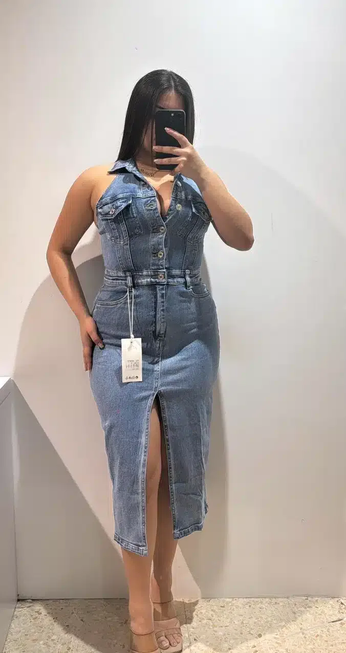 VESTIDO VAQUERO - Imagen 1