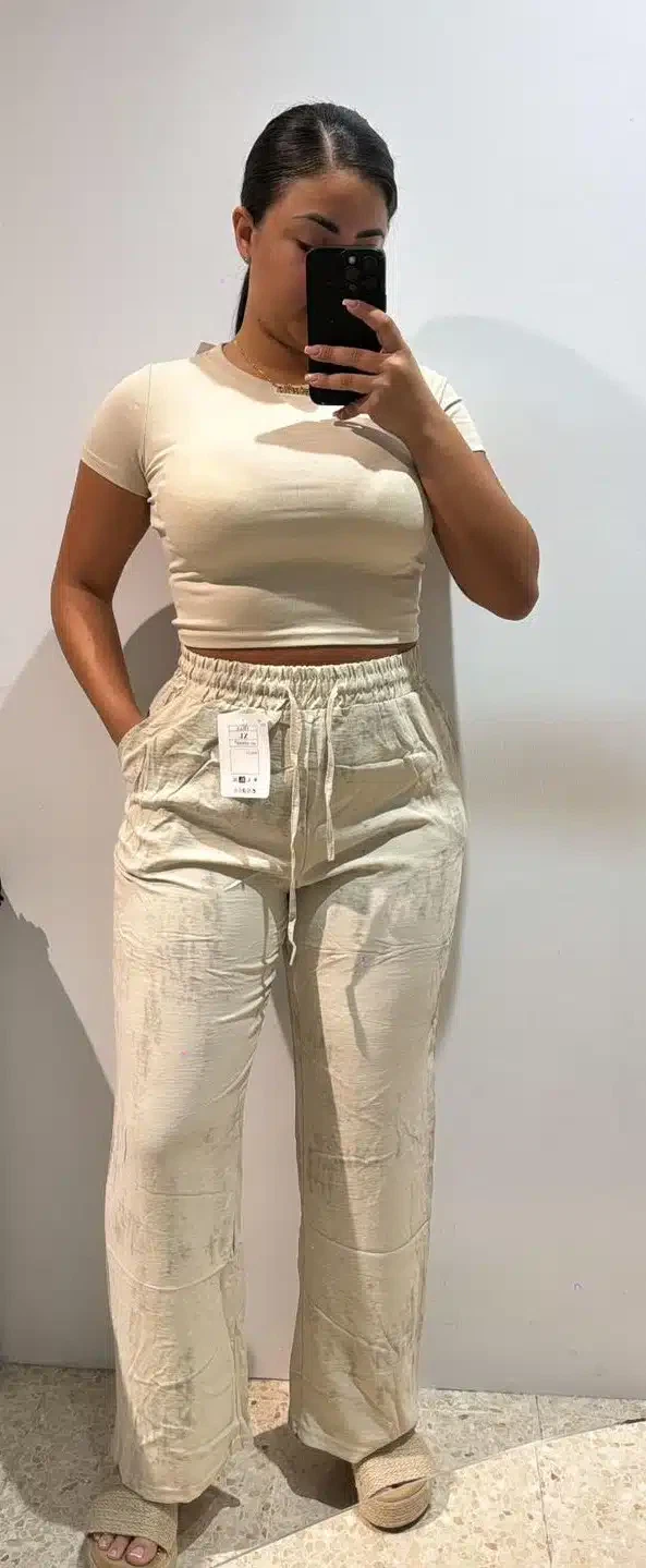 PANTALON LINO MANCHAS - Imagen 1