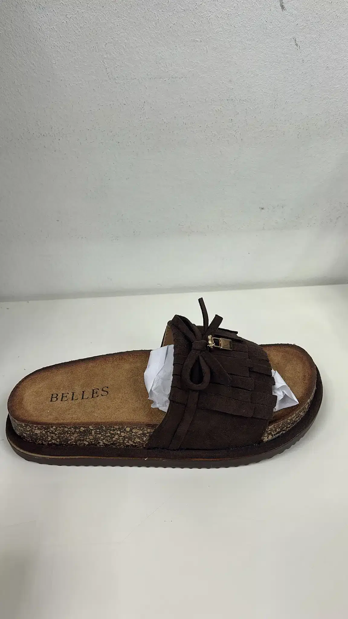 SANDALIA BIO FLECOS MARRON - Imagen 1