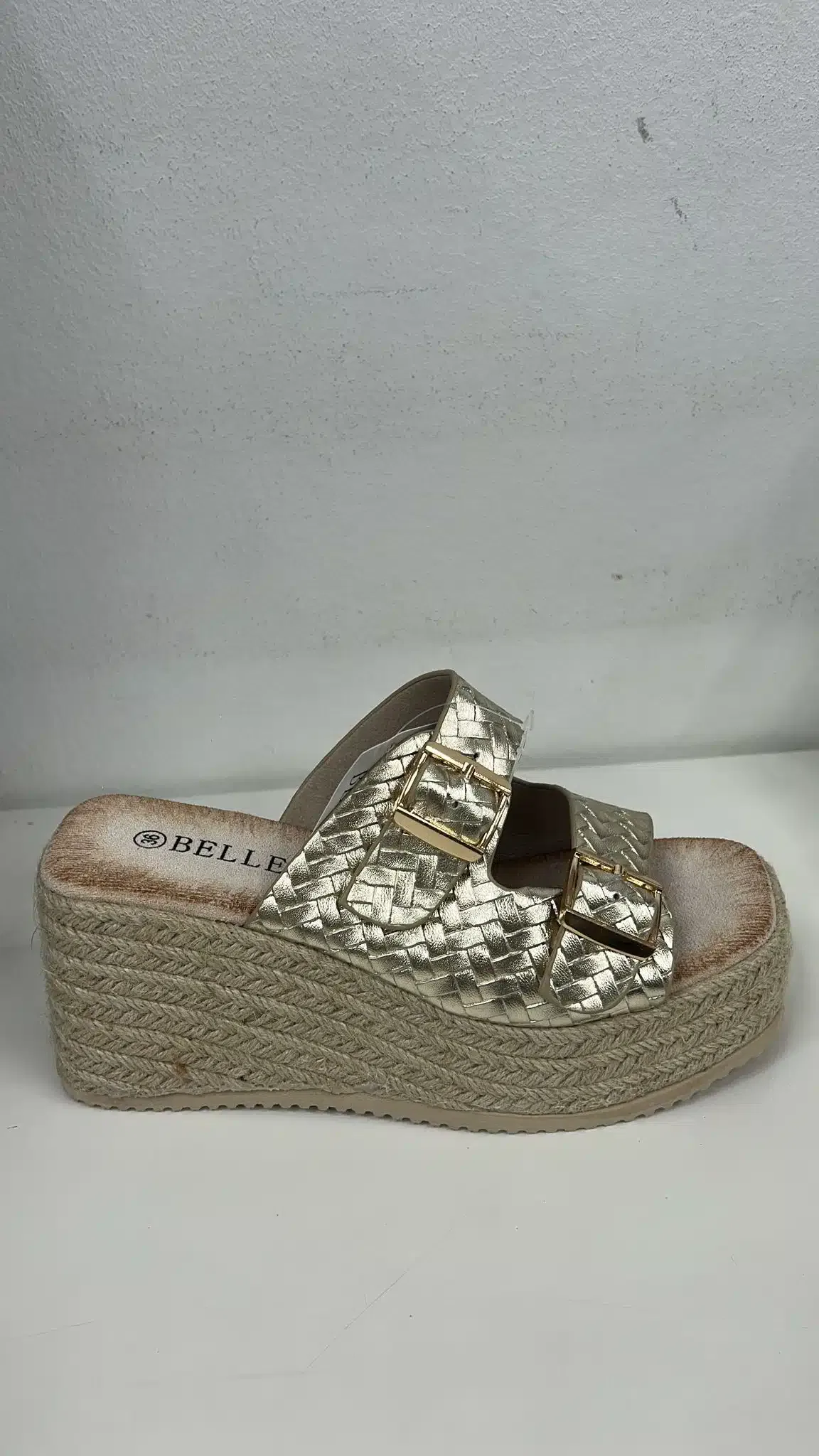 ZUECO HEBILLA DORADO - Imagen 1