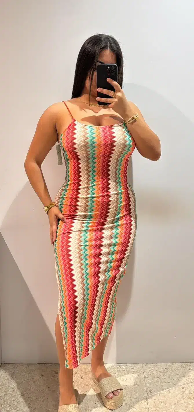 VESTIDO ZIG ZAG - Imagen 1