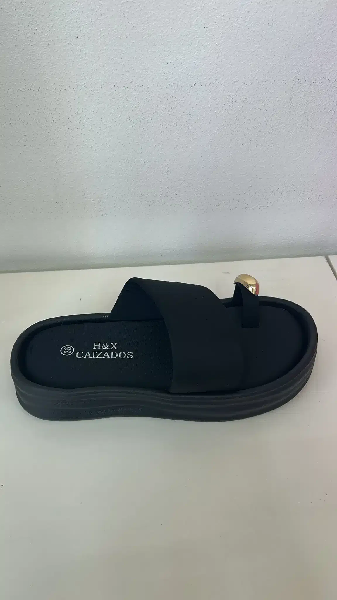 CHANCLA ANILLO NEGRO - Imagen 1