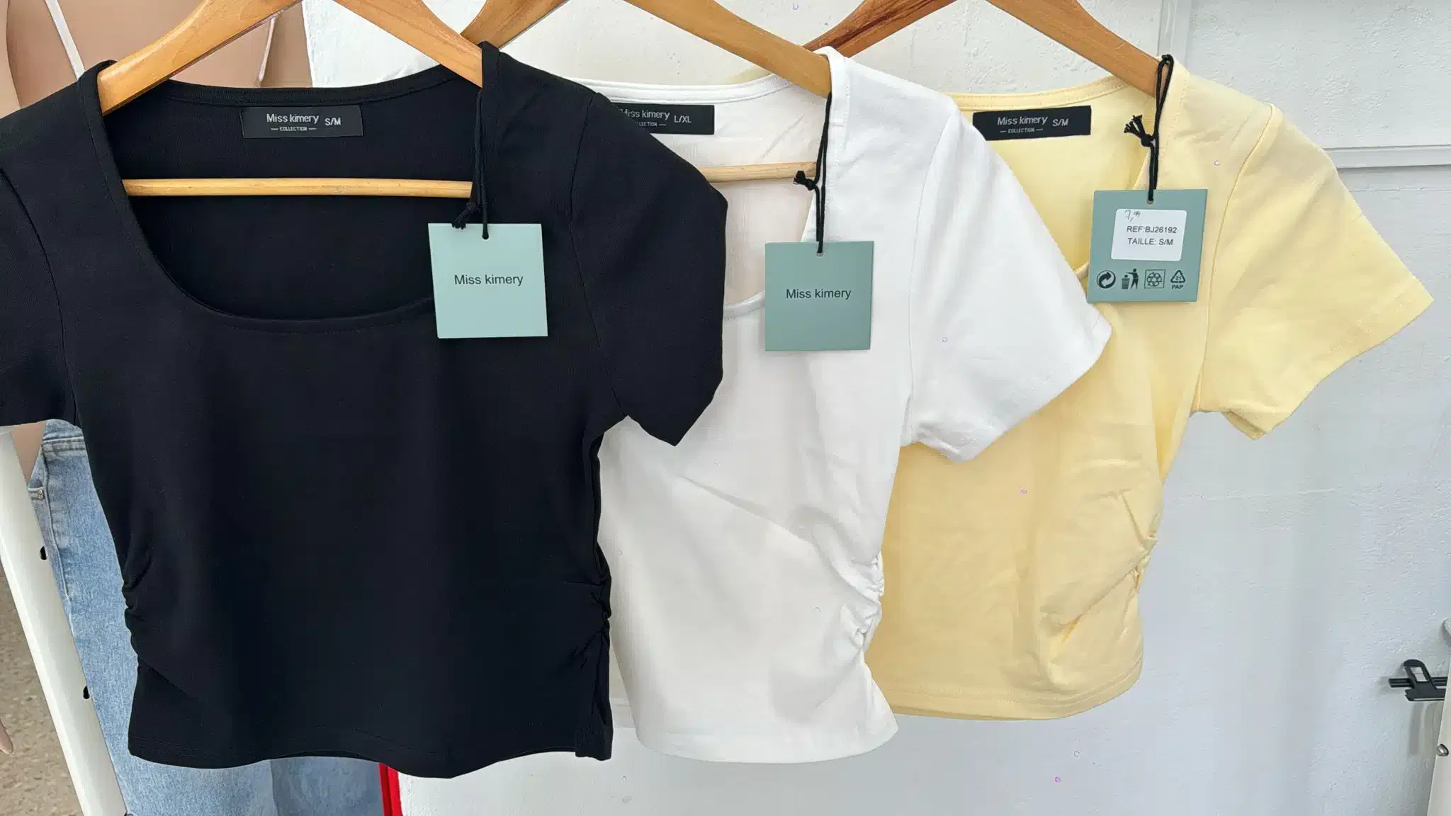 CAMISETA ALGODON CUADRADO - Imagen 2