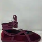 BAILARINAS TERCIOPELO BURDEOS