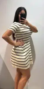 VESTIDO FLUIDO RAYAS
