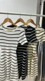 VESTIDO FLUIDO RAYAS - Imagen 2