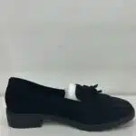 MOCASINES FLECOS NEGRO