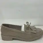 MOCASINES FLECOS KAKI