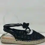 ESPARTO NEGRO CROCHE AMARRADA