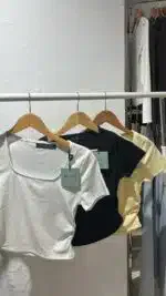 CAMISETA BASICA FRUNCIDA - Imagen 2
