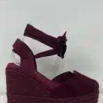 ESPARTO PUNTERA CUERDAS BURDEOS