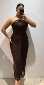 VESTIDO FLECOS
