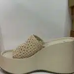 SANDALIA ENCAJE BEIGE