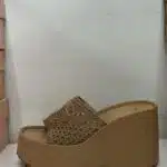 SANDALIA ENCAJE KAKI