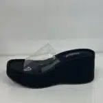 ZUECO TRANSPARENTE NEGRO