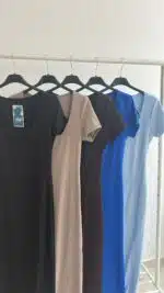 VESTIDO BASICO LARGO LICRA - Imagen 2