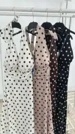 VESTIDO LARGO LUNAR - Imagen 2