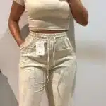 PANTALON LINO MANCHAS