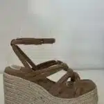 SANDALIA NUDO ANCHO KAKI