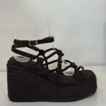 SANDALIA 6 NUDOS MARRON