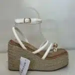 SANDALIA ANILLO DOS TIRAS BLANCO