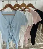 TOP VOLANTE HEBILLAS - Imagen 2