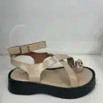 SANDALIA ROMANA ANILLO LOW BEIGE