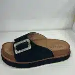 SANDALIA BIO HEBILLA NEGRA