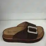 SANDALIA BIO HEBILLA MARRON