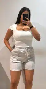 PANTALON CORTO ALGODON ZARA