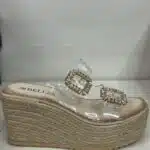SANDALIA TRANSPARENTE 2 HEBILLAS