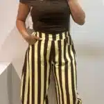 PANTALÓN LINO RAYAS BALLOON