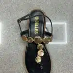 SANDALIA MONEDAS NEGRAS