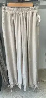 PANTALON LINO PUÑO LAZO - Imagen 2