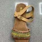 SANDALIA RECTA RAFIA CAMEL