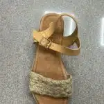 SANDALIA RECTA RAFIA BEIGE