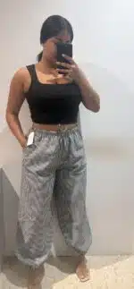 PANTALON PUÑO CUADRITOS