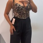 TOP GASA ESTAMPADO LEOPARDO