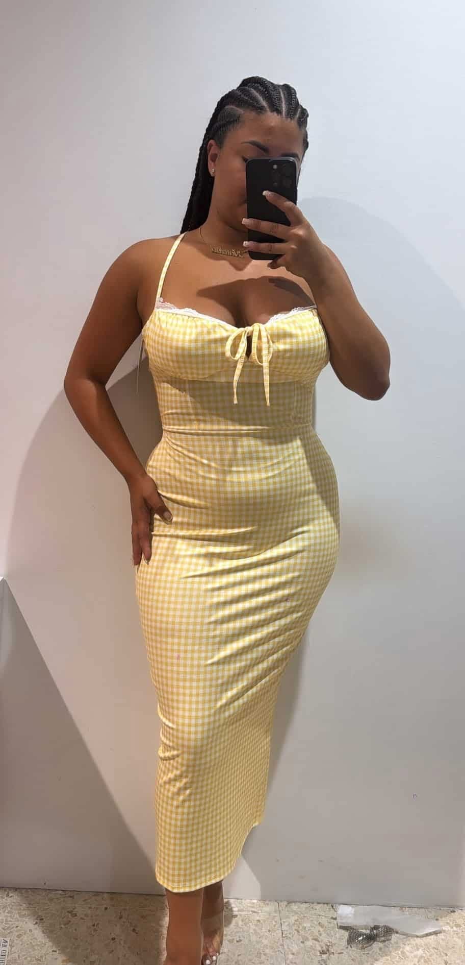 WhatsApp Image 2026-07-20 at 18.09.53 VESTIDO CUADRITOS - Imagen 1